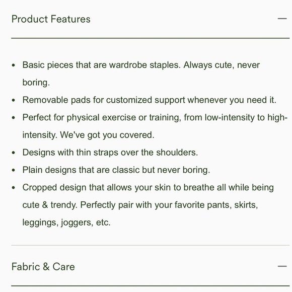 NWT HALARA Basic Padded Workout Cropped Tank Top in Subdued Blue Size Medium - Picture 7 of 8